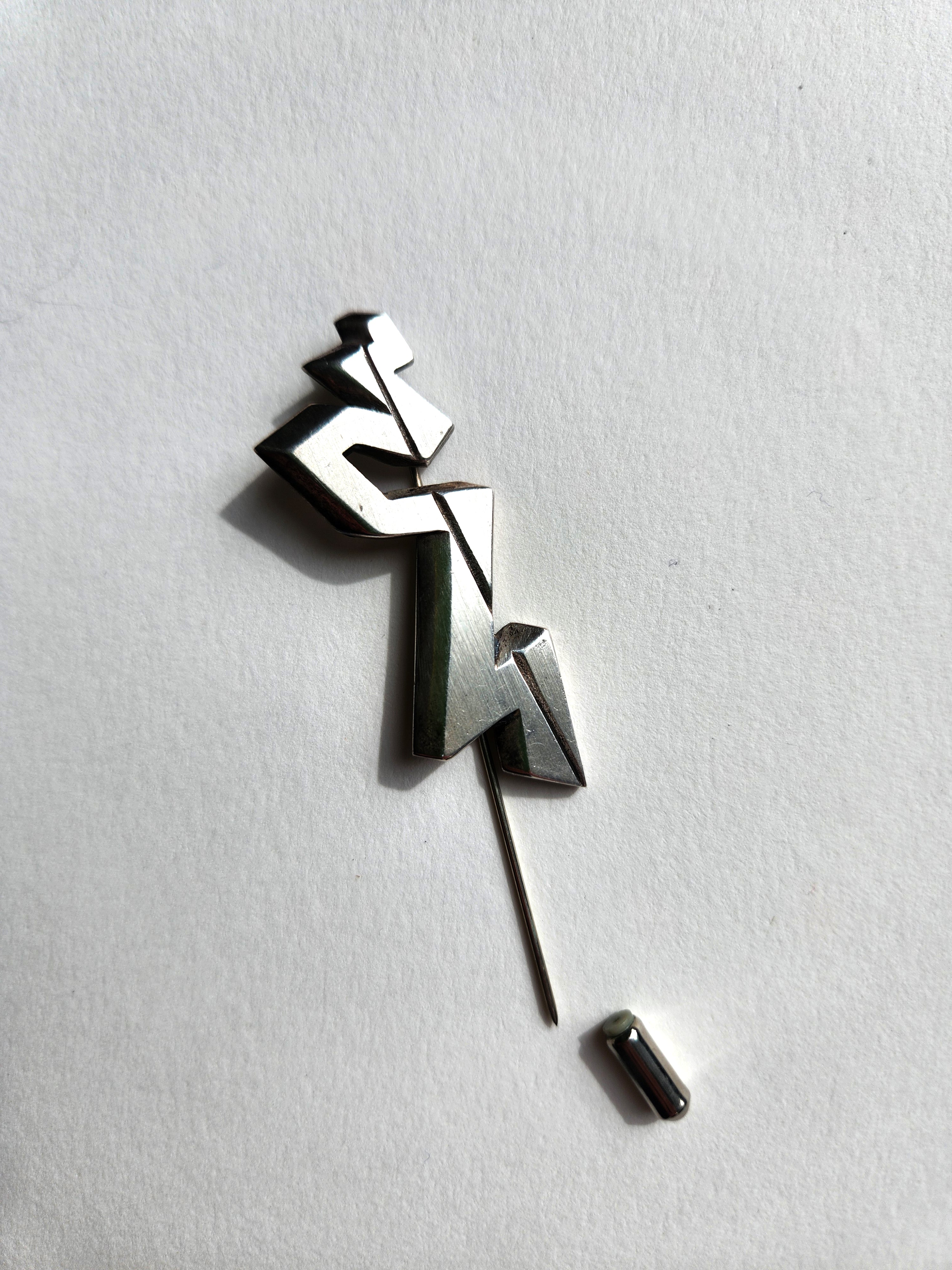 Jewish Museum Berlin Silver Stick Pin