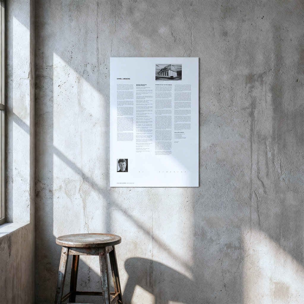 Libeskind: Artware Edition Poster