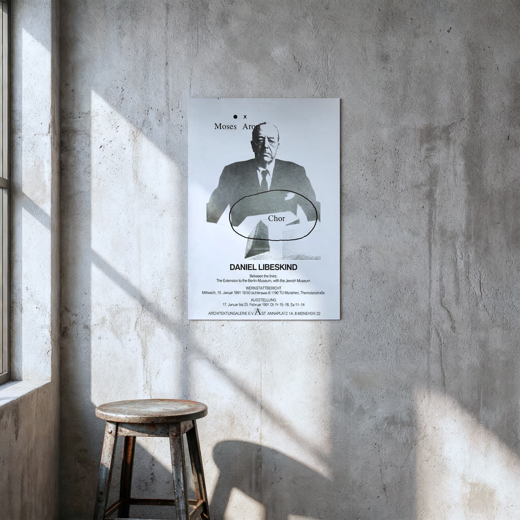 Daniel Libeskind: Between the Lines Exhibiton Poster