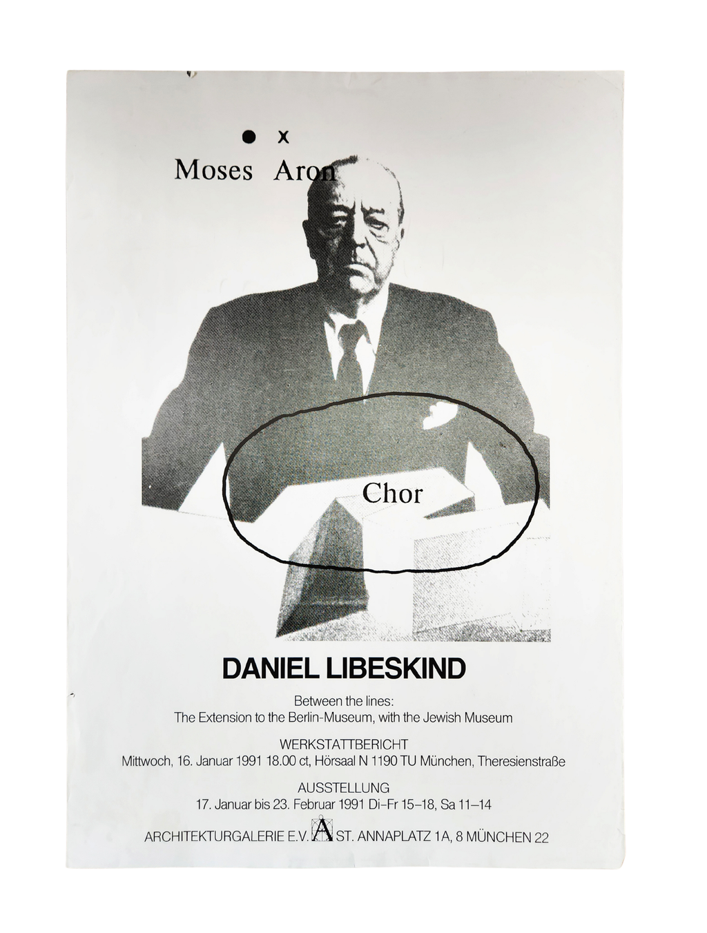 Daniel Libeskind: Between the Lines Exhibiton Poster