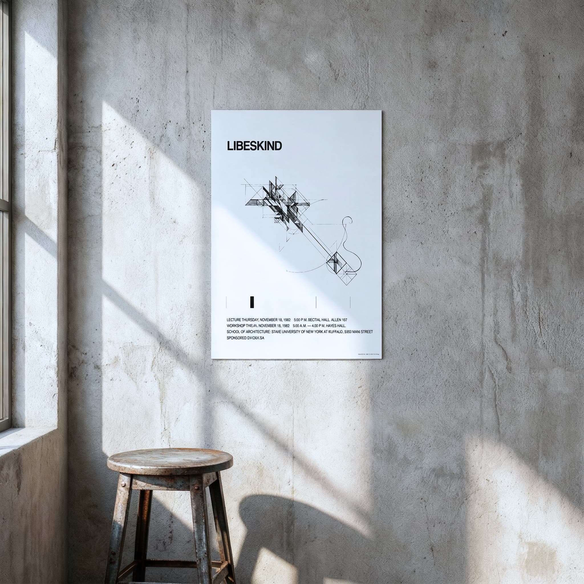 Libeskind at State University of New York Buffalo Poster