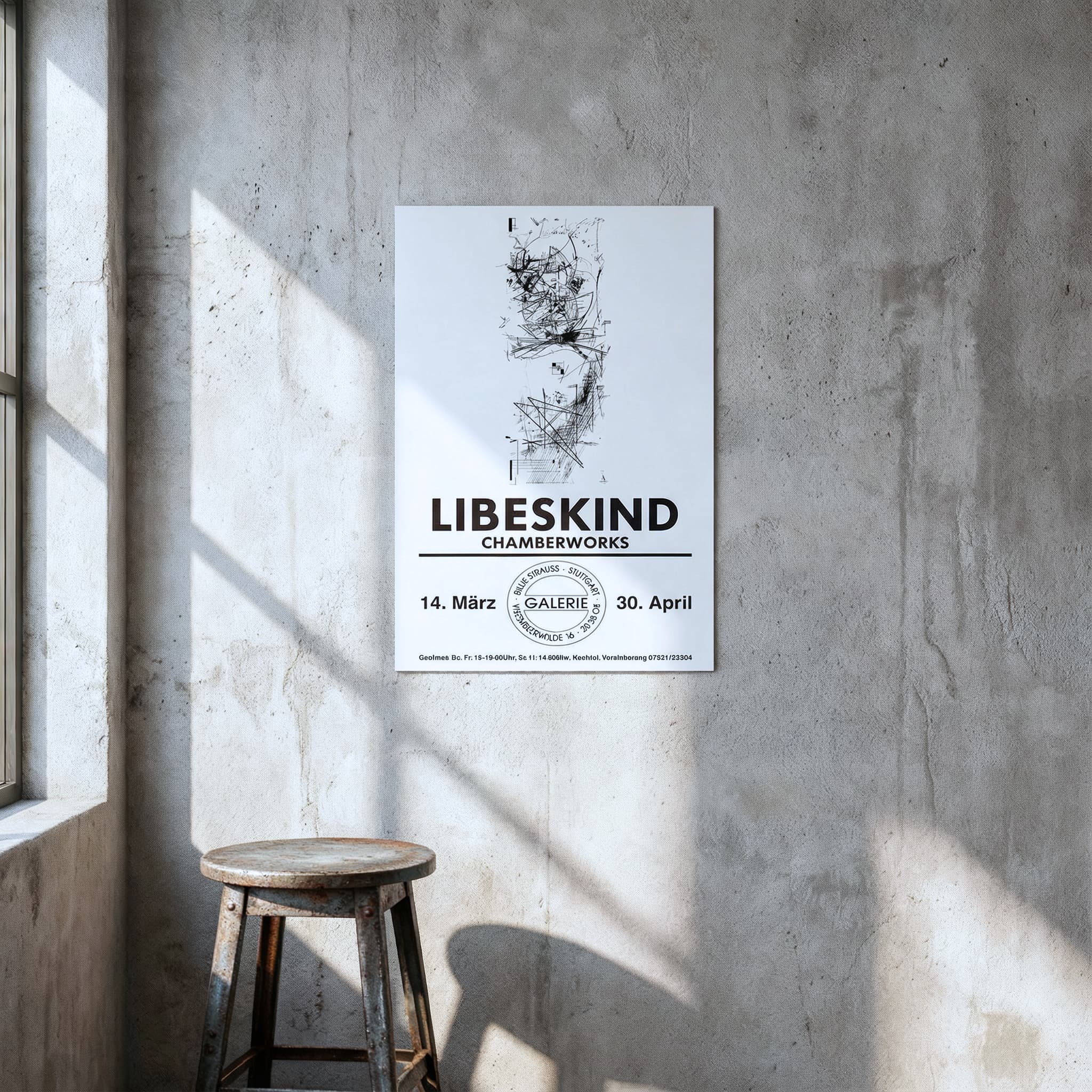 Libeskind: Chamberworks Exhibition Poster