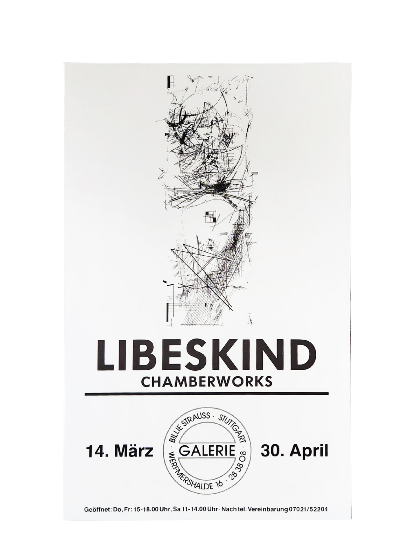 Libeskind: Chamberworks Exhibition Poster