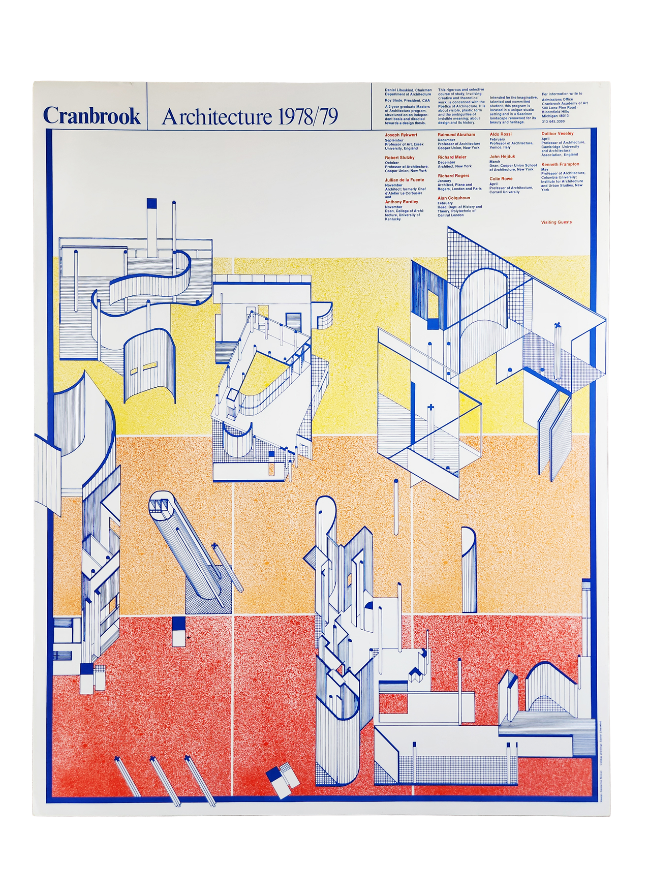 Cranbrook Architecture Poster 1978/79