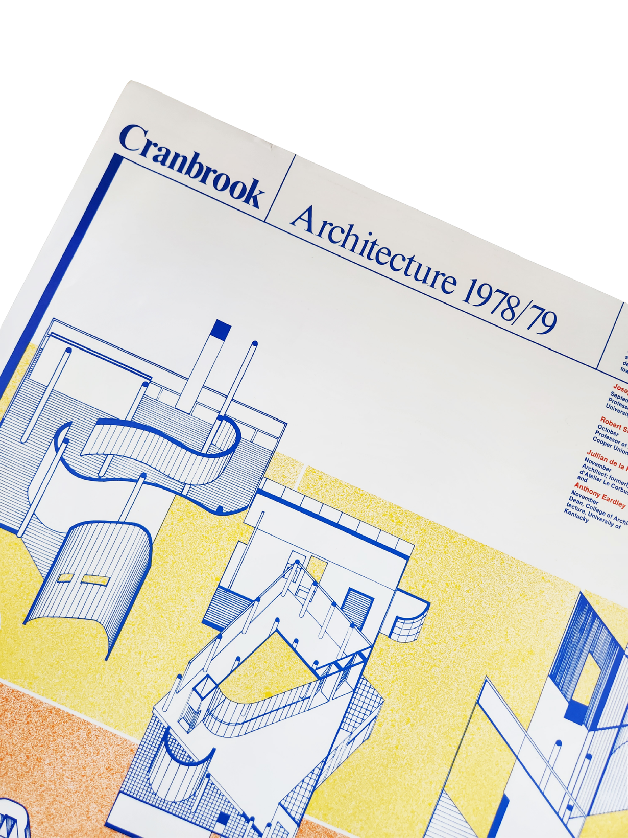 Cranbrook Architecture Poster 1978/79