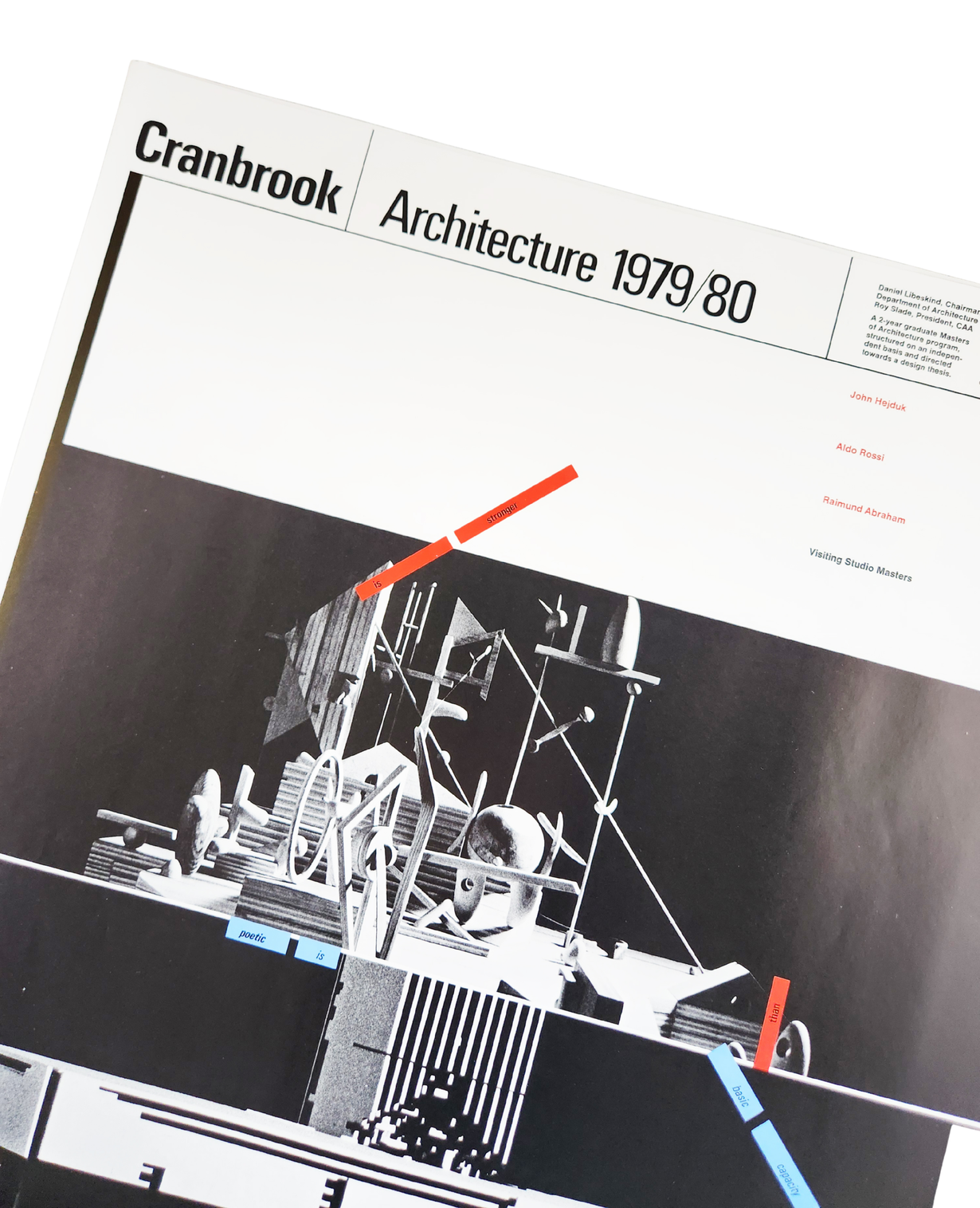 Cranbrook Architecture Poster 1979/80