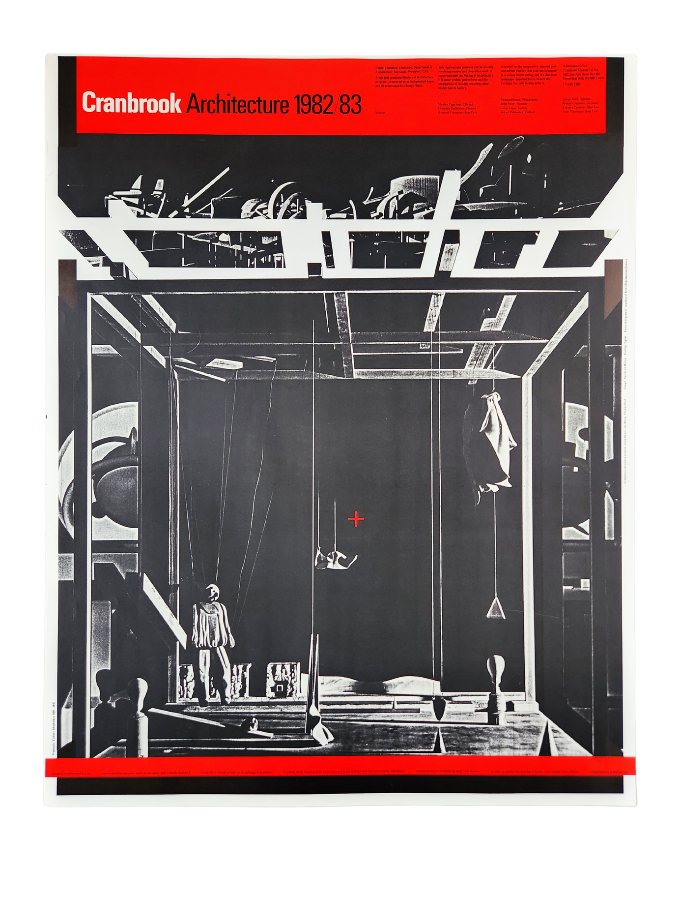 Cranbrook Architecture Poster 1982/83