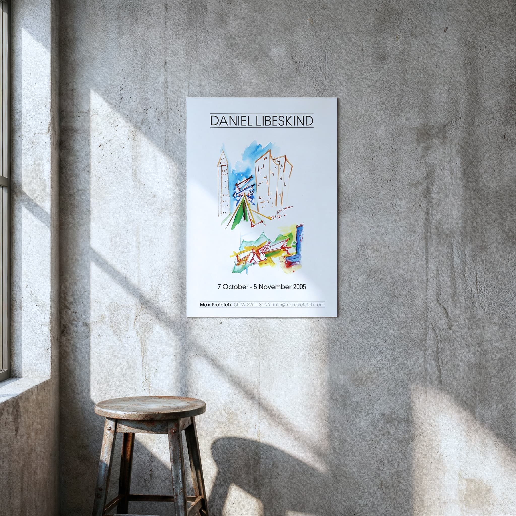 Daniel Libeskind: Max Protetch Exhibition Poster 2005