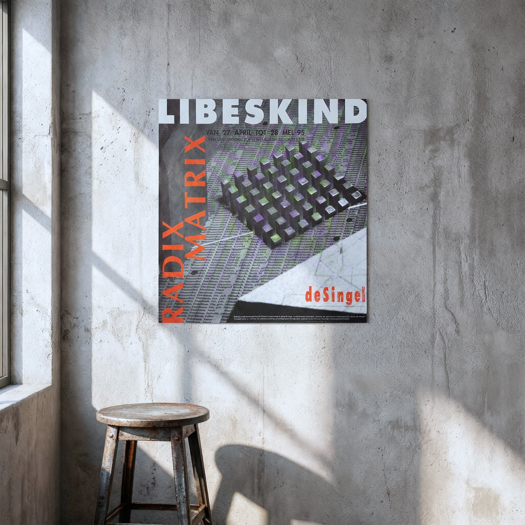 Libeskind: Radix Matrix de Singel Poster 1995